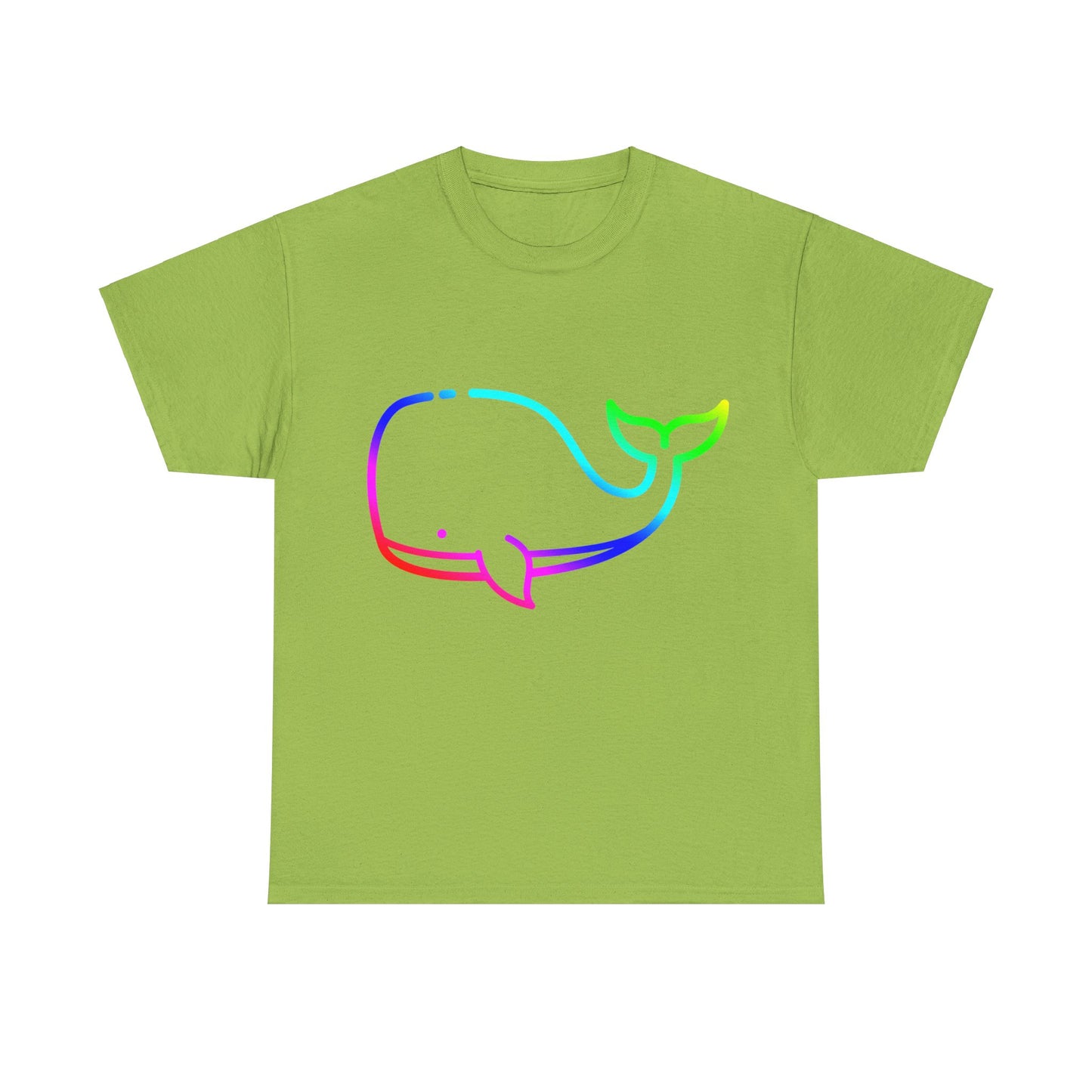 Vibrant, rainbow, colourful whale. Ideal for any animal or wildlife lover.  T-SHIRT Use your imagine, bringing magic and sparkle to your life.