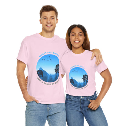 Unisex Heavy Cotton Tee - Bright And Breezy