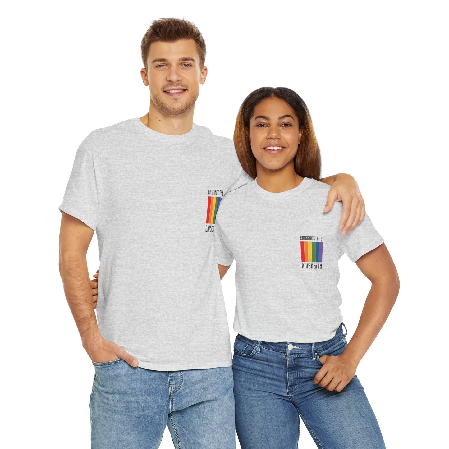 Unisex Heavy Cotton Tee - Embrace The Diversity Mini