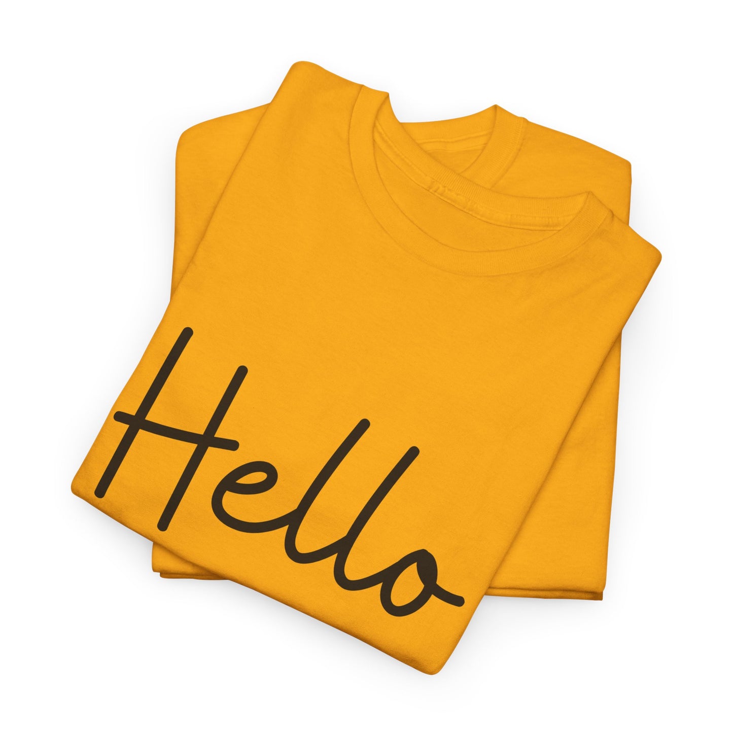 "Hello" & "Goodbye" (English Greeting) Unisex Heavy Cotton Tee