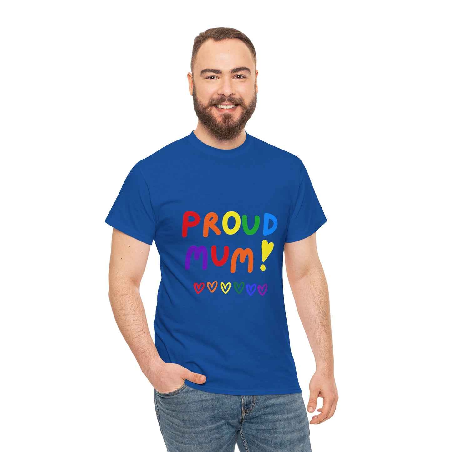 Unisex Heavy Cotton Tee - Proud Mum