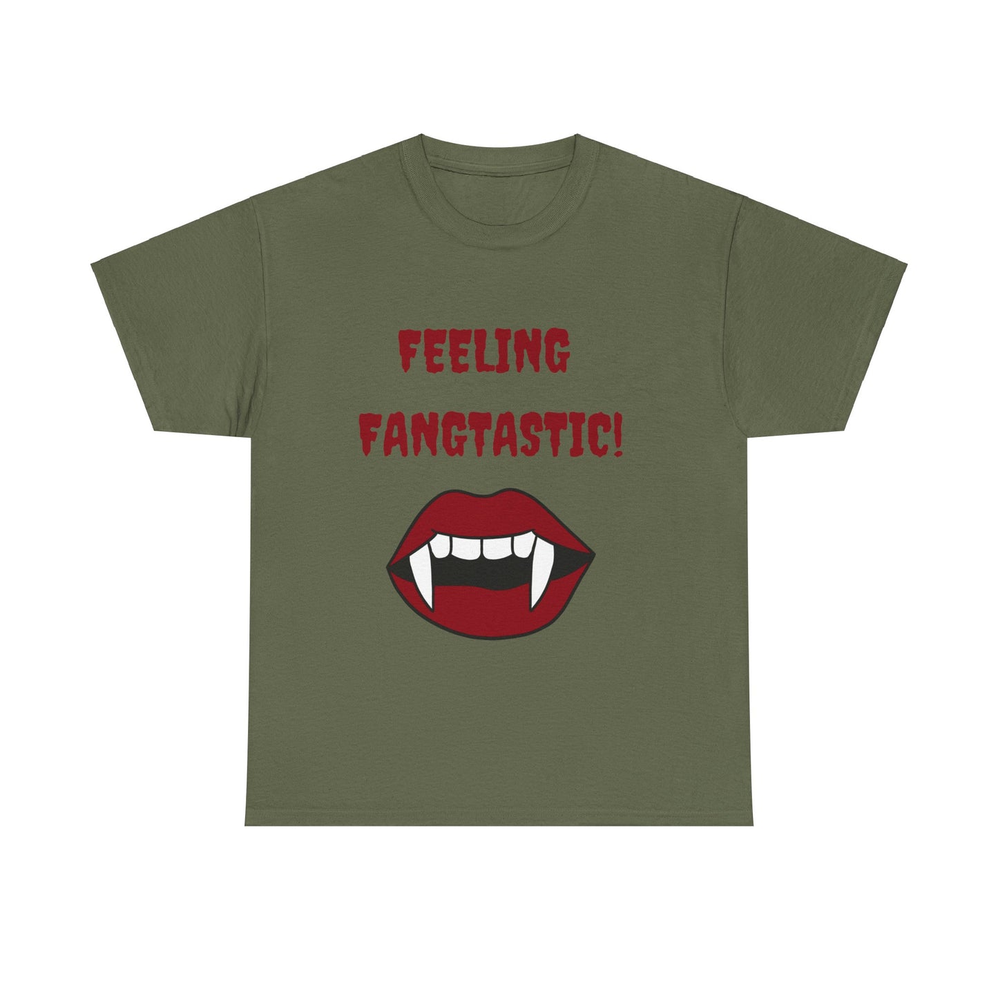 Unisex Heavy Cotton Tee - Feeling Fangtastic