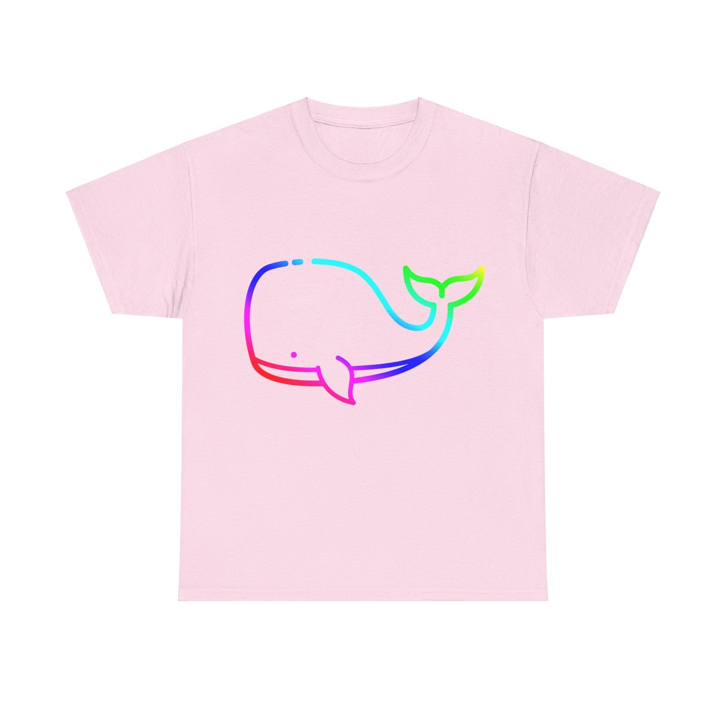 Vibrant, rainbow, colourful whale. Ideal for any animal or wildlife lover.  T-SHIRT Use your imagine, bringing magic and sparkle to your life.