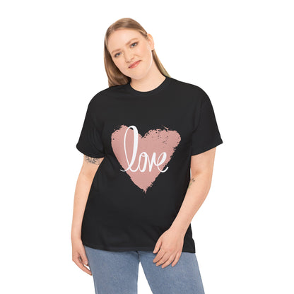 Love Heart - Unisex Heavy Cotton Tee