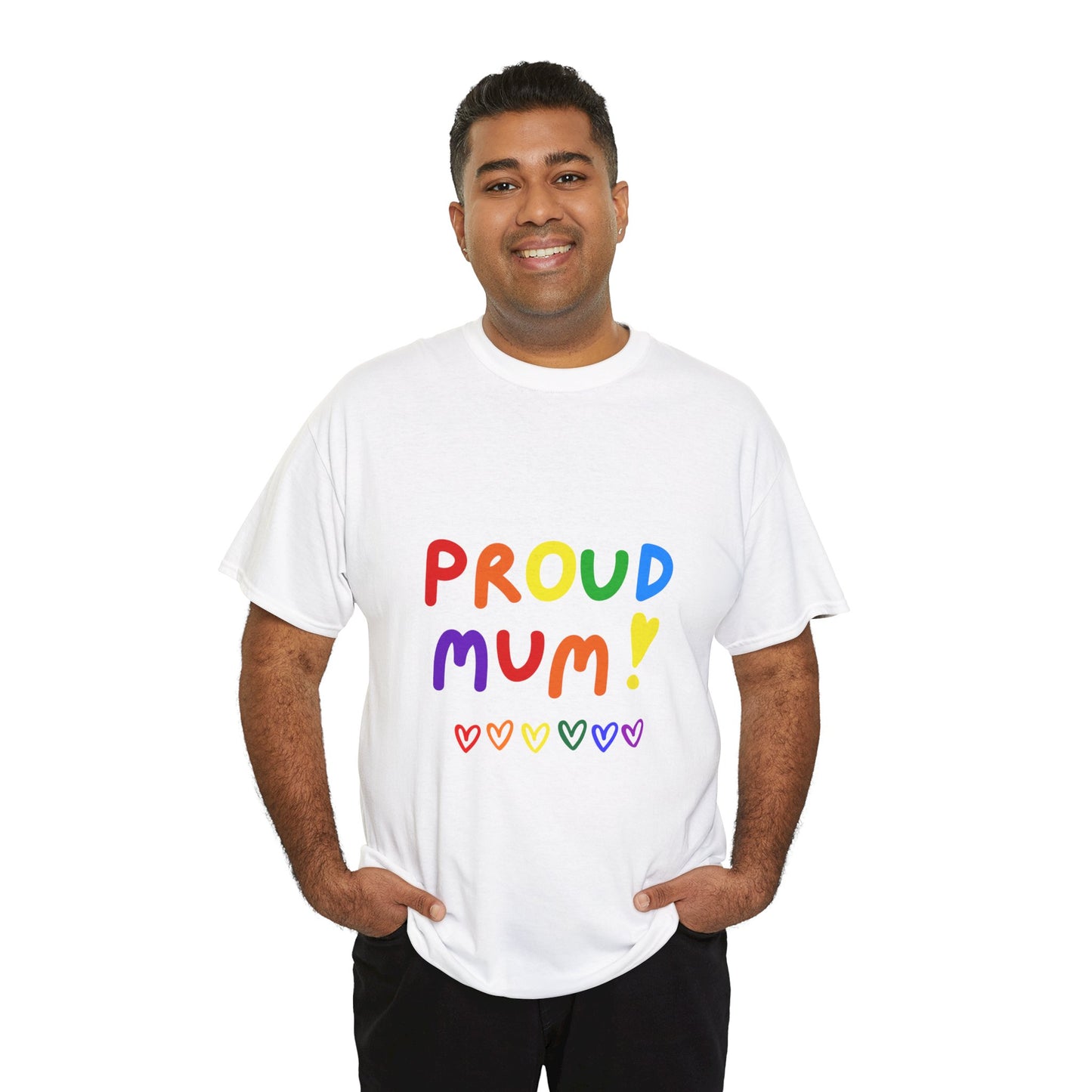 Unisex Heavy Cotton Tee - Proud Mum