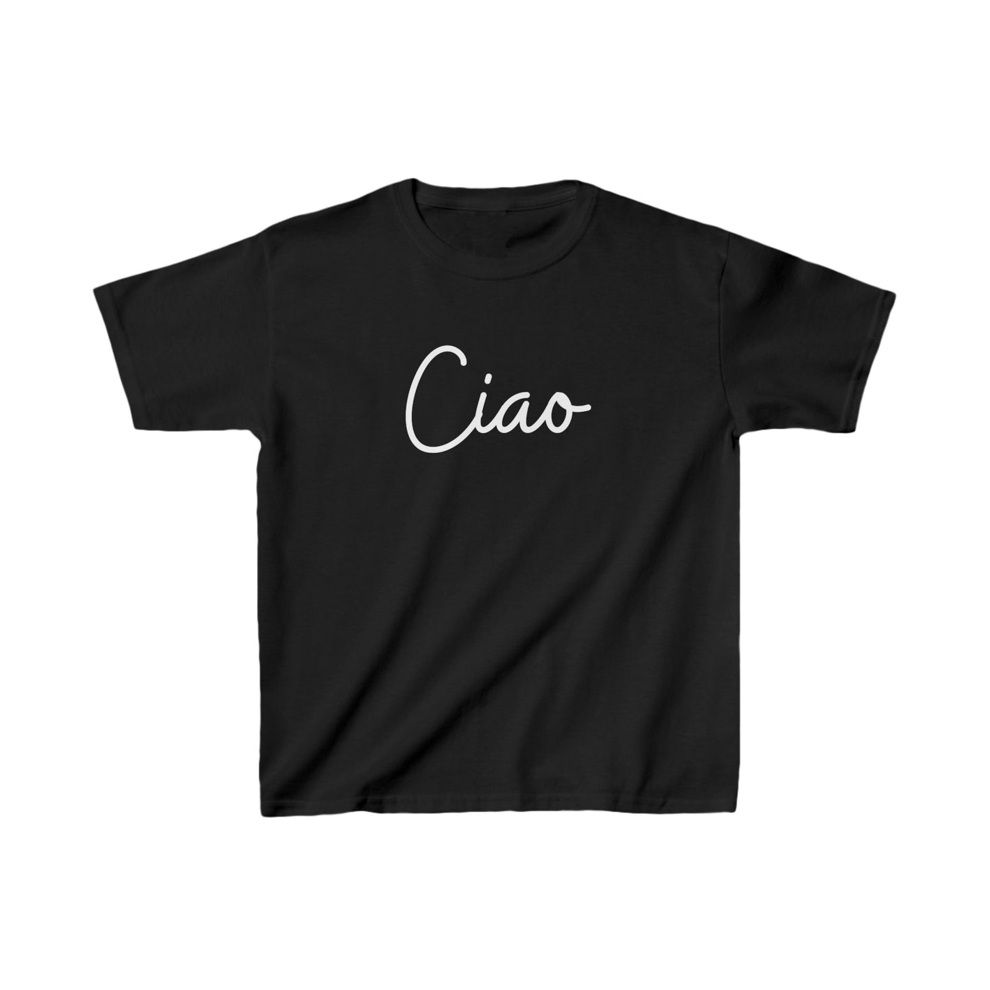 "Ciao" & "Arrivederci" (Italian Greetings) Kids Heavy Cotton™ Tee