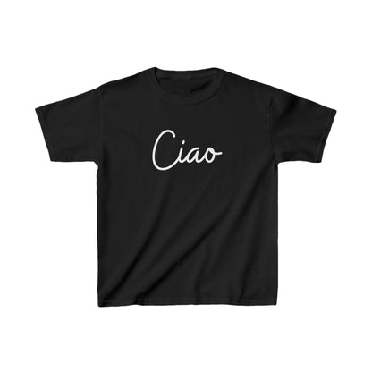 "Ciao" & "Arrivederci" (Italian Greetings) Kids Heavy Cotton™ Tee