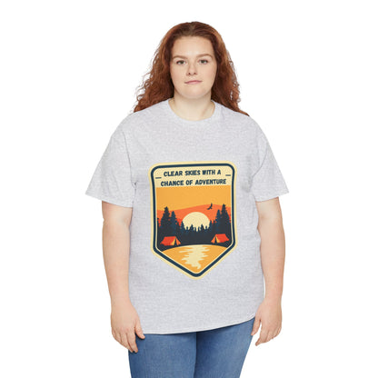 Unisex Heavy Cotton Tee - Chance Of Adventure