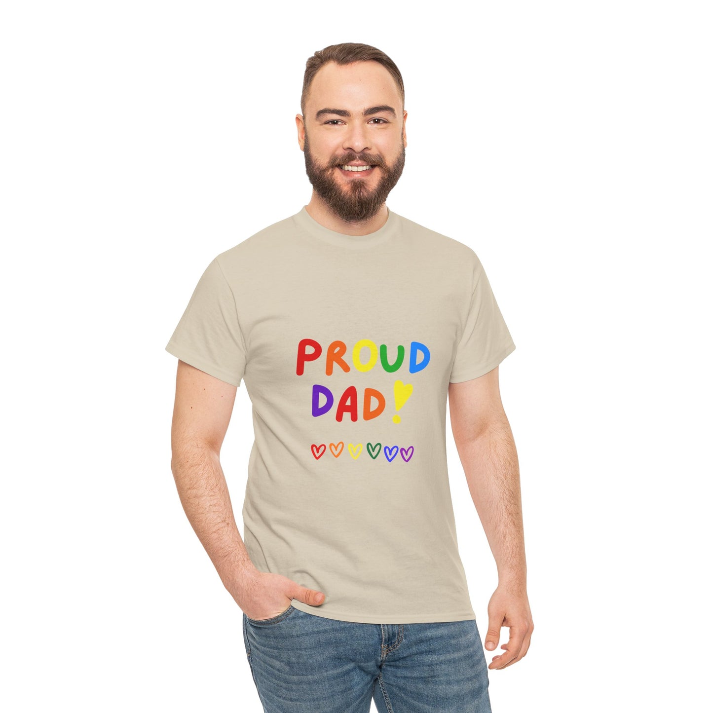 Unisex Heavy Cotton Tee - Proud Dad