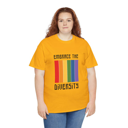 Unisex Heavy Cotton Tee - Embrace The Diversity