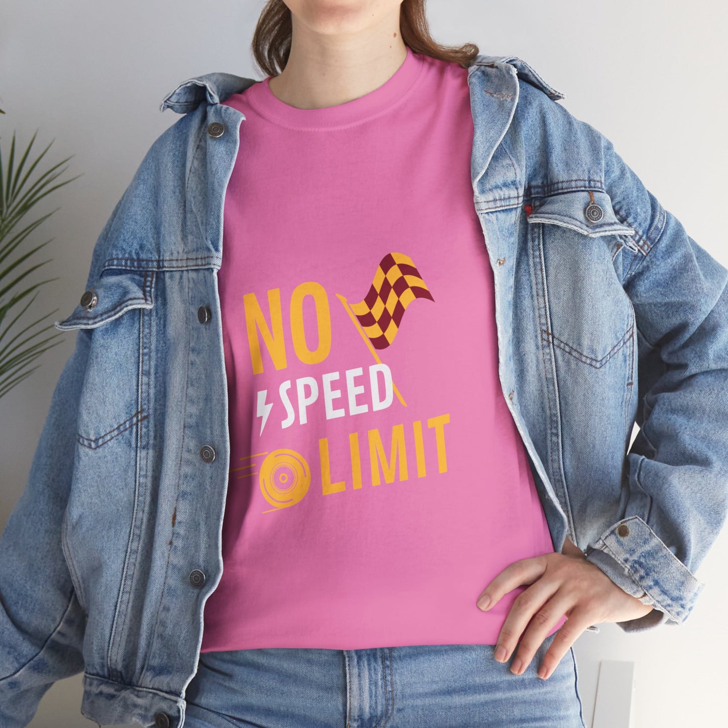 Unisex Heavy Cotton Tee - No Speed Limit