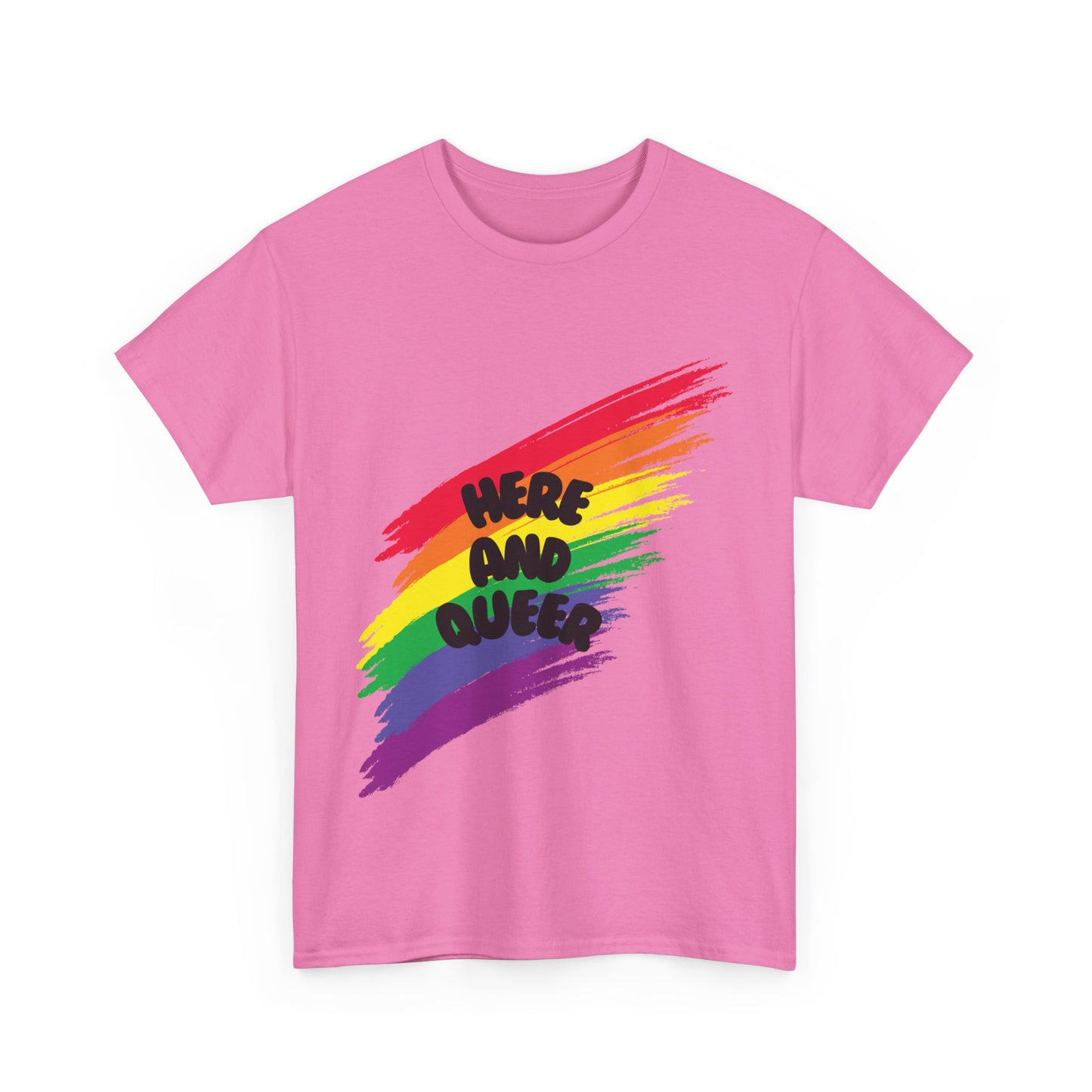 Unisex Heavy Cotton Tee - Here And Queer