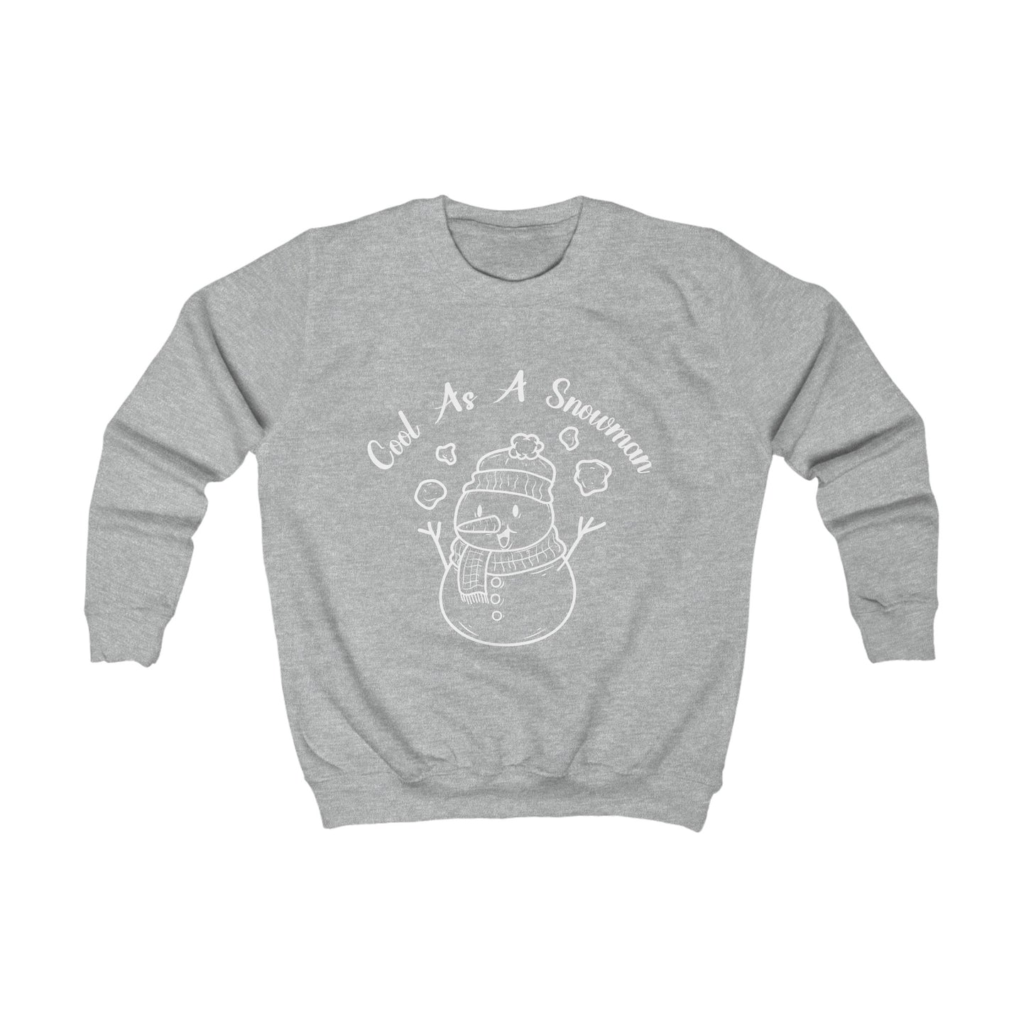 Cool As A Snowman - Kids Sweatshirt