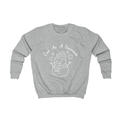 Cool As A Snowman - Kids Sweatshirt