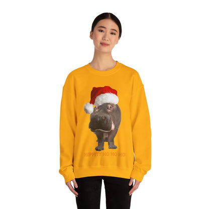 Hippity-Ho Hippo xmas Crewneck Sweatshirt