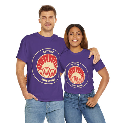 Unisex Heavy Cotton Tee - Let The Sun Shine