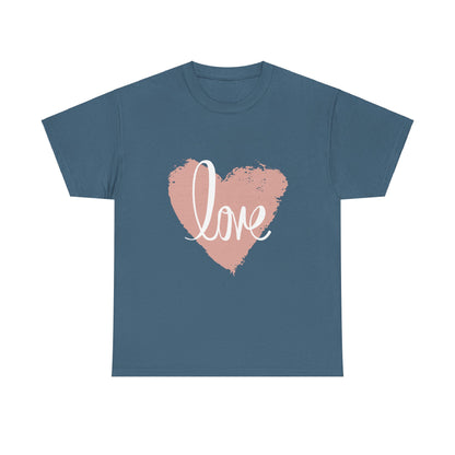 Love Heart - Unisex Heavy Cotton Tee