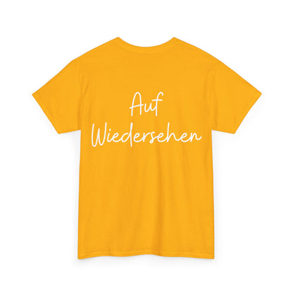 "Guten Tag" & "Auf Wiedersehen" (German Greetings) Unisex Heavy Cotton Tee