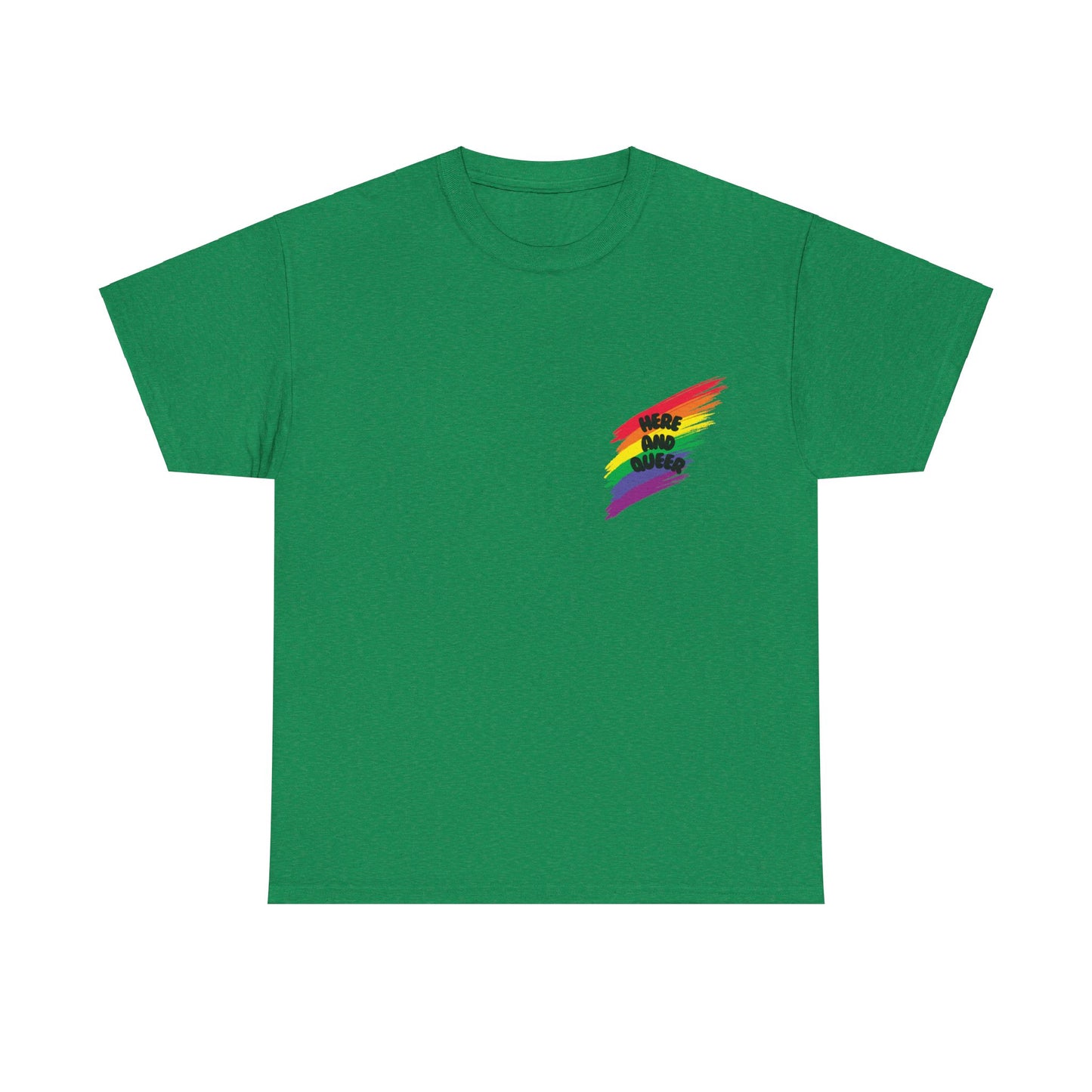 Unisex Heavy Cotton Tee - Here And Queer Mini