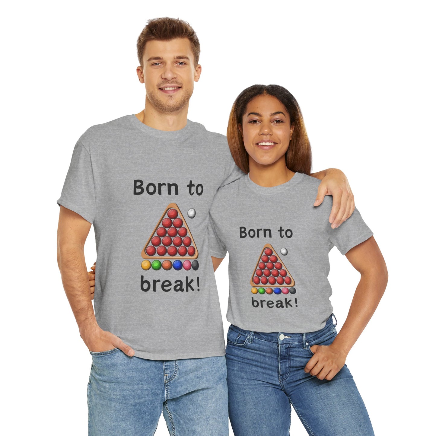 Unisex Heavy Cotton Tee - Born To Break