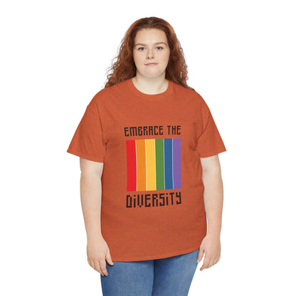 Unisex Heavy Cotton Tee - Embrace The Diversity