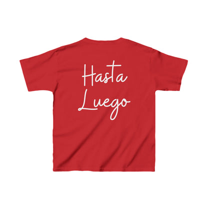 "Hola" & "Hasta Luego" (Spanish Greetings)Kids Heavy Cotton™ Tee