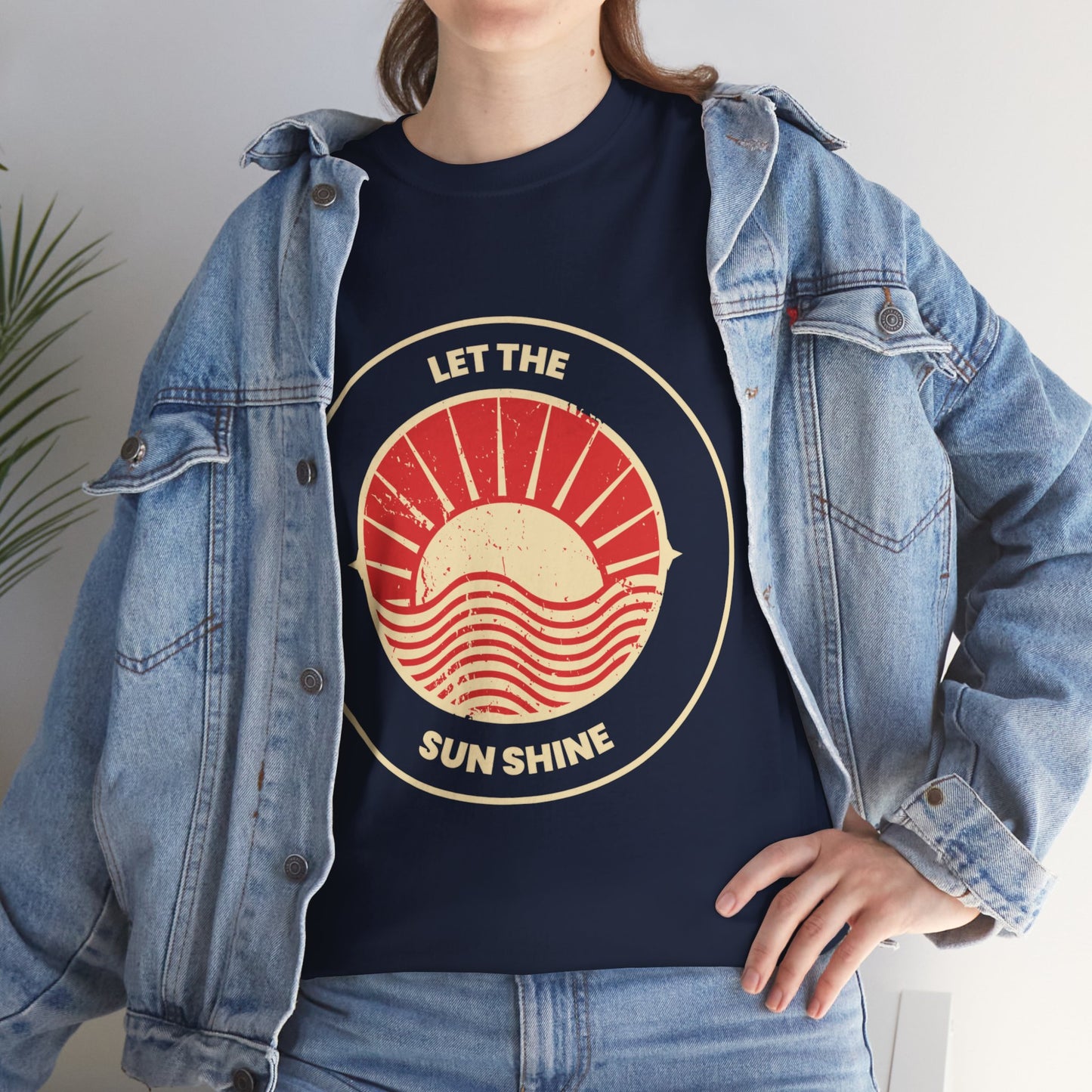 Unisex Heavy Cotton Tee - Let The Sun Shine