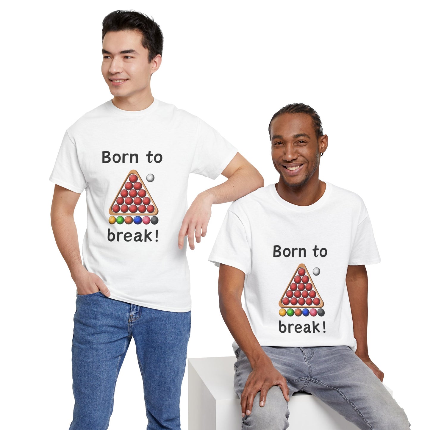 Unisex Heavy Cotton Tee - Born To Break