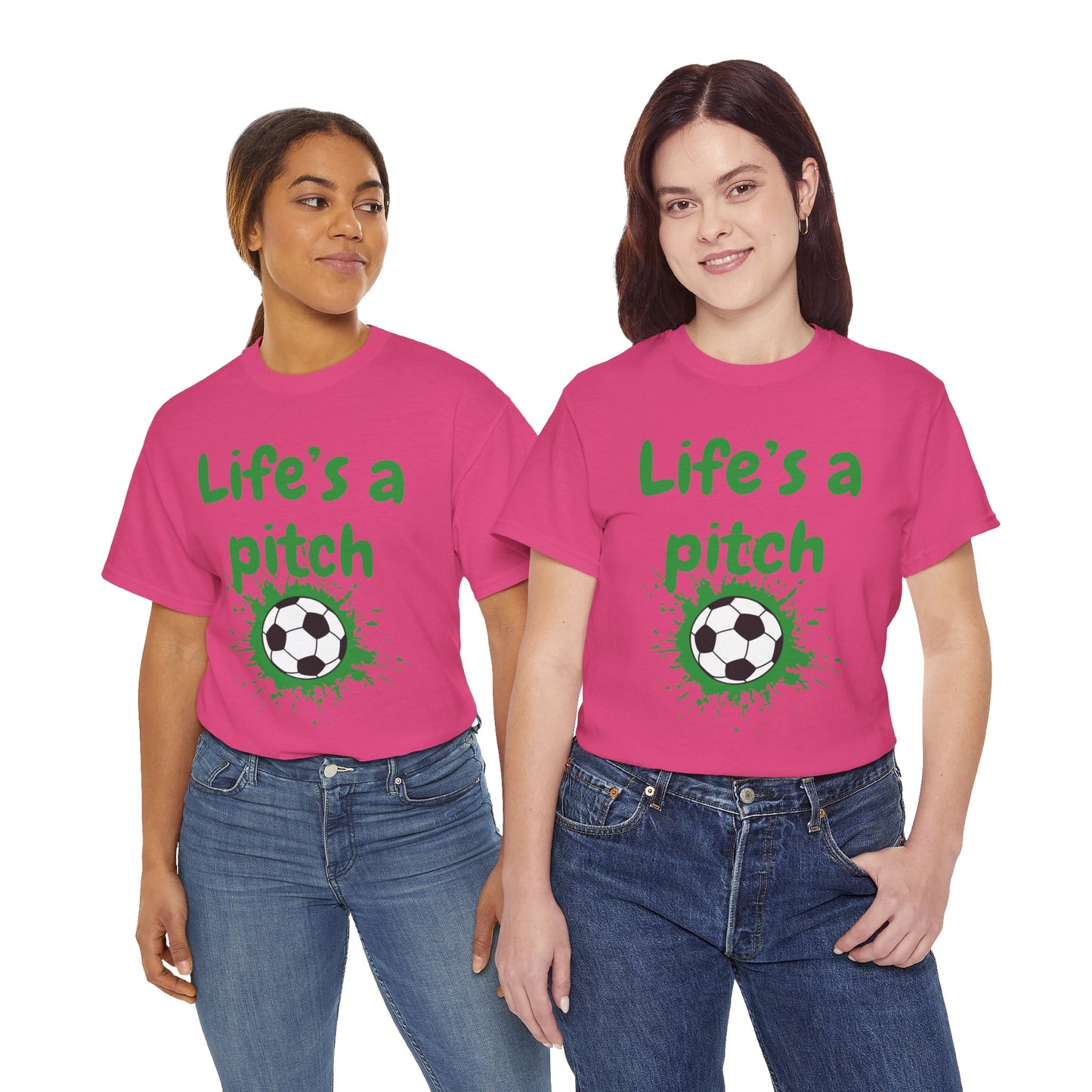 Unisex Heavy Cotton Tee - Life's A Pitch