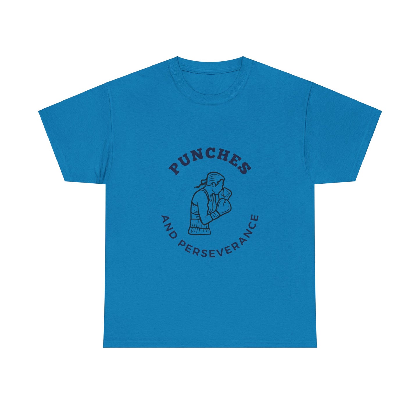 Unisex Heavy Cotton Tee - Punches And Perseverance Woman