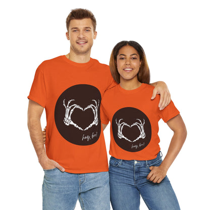 Unisex Heavy Cotton Tee - Skeleton Boo