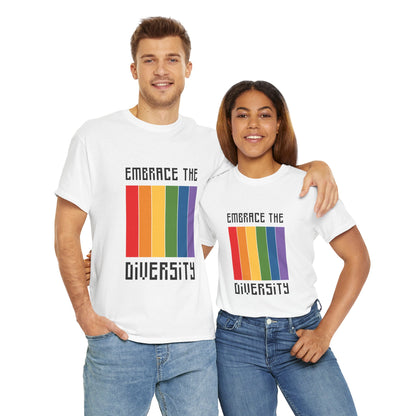 Unisex Heavy Cotton Tee - Embrace The Diversity