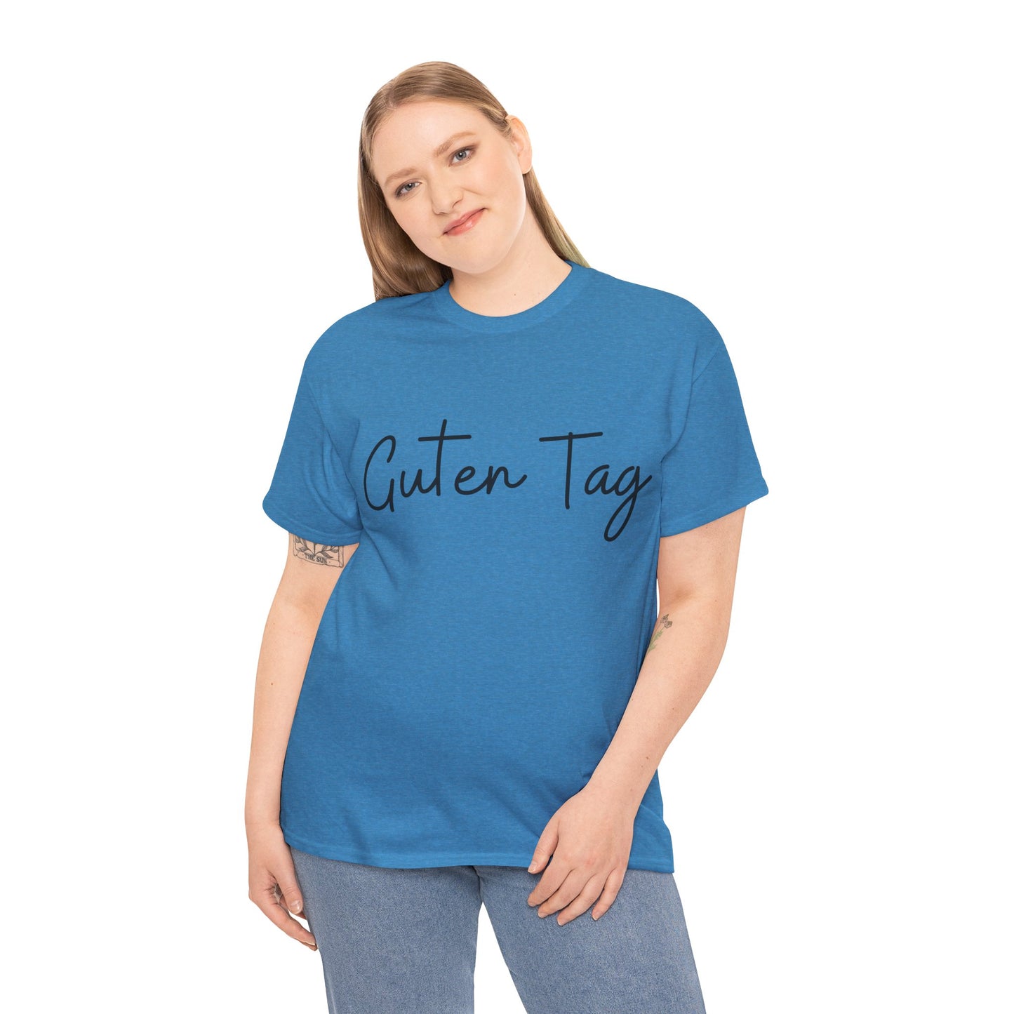 "Guten Tag" (German Greetings) Unisex Heavy Cotton Tee