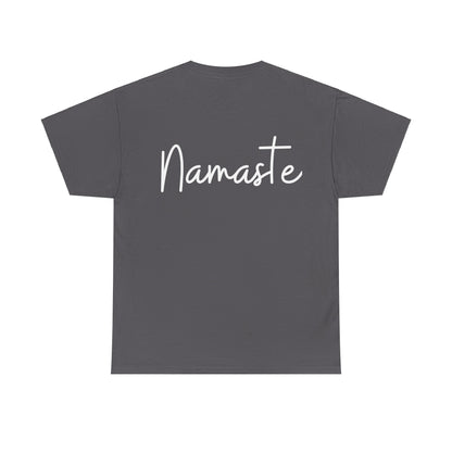 "Namaste" & "Namaste" (Hindi Greetings) Unisex Heavy Cotton Tee