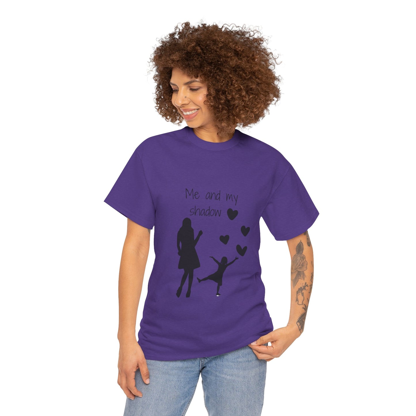 Unisex Heavy Cotton Tee - Shadow Girl